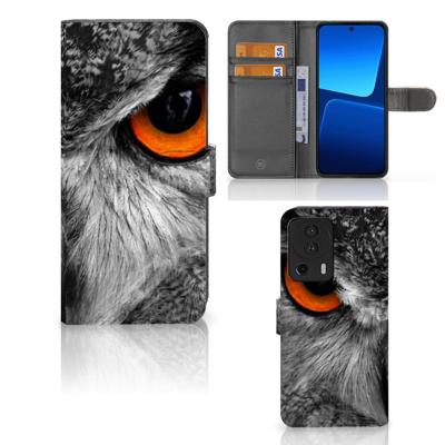 Xiaomi 13 Lite | Telefoonhoesje | Met pasjeshouder | Uil