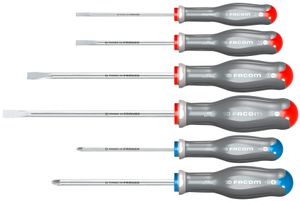 Facom Set Van 6 Schroevendraaiers Protwist Geïsoleerd 1000V - ATD.J8VE - ATD.J8VE