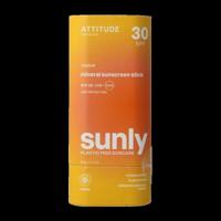 Attitude Sunly zonnebrandstick SPF30 tropisch 60 Gram