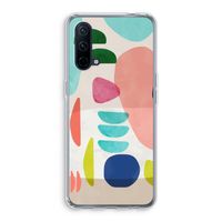 Bold Rounded Shapes: OnePlus Nord CE 5G Transparant Hoesje