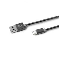 Celly USBMICROSNAKEDS USB-kabel USB 2.0 USB A Micro-USB A Zwart - thumbnail