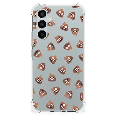 Doorzichtige Silicone Hoesje voor Samsung Galaxy A54 Poep Emojis