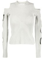 IRO blouse nervurée à découpes - Gris