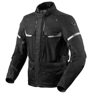 REV'IT! Outback 4 H2O jacket, Textiel motorjas heren, Zwart