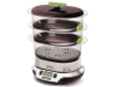 Tefal VS4003 stomerkoker 3 mand(en) Vrijstaand 1800 W Zwart, Groen, Metallic Tefal VS4003 stomerkoker 3 mand(en) Vrijstaand 1800 W Zwart, Groen, Metallic