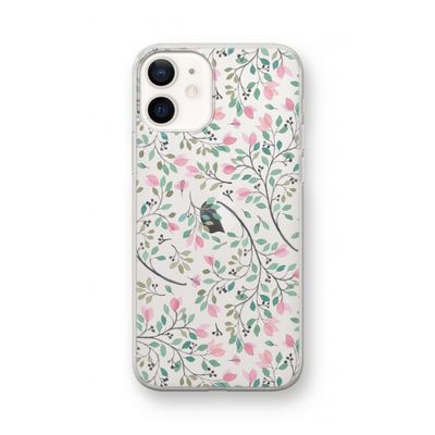 Sierlijke bloemen: iPhone 12 mini Transparant Hoesje