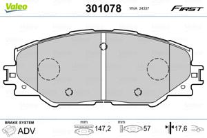 Valeo Remblokset 301078