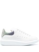 Alexander McQueen baskets en cuir - Blanc