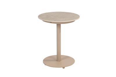 4 Seasons Outdoor Boaz koffietafel - latte/keramiek - Ø45 cm.