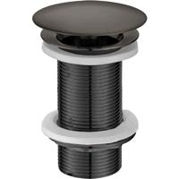 Wiesbaden Caral Open Afvoerplug Verlengd 5/4" Gunmetal - Stijlvol Design Wiesbaden Caral Open Afvoerplug Verlengd 5/4" Gunmetal - Stijlvol Design