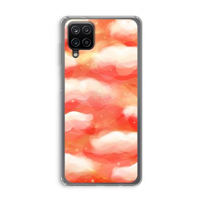 Lichte Wolken: Samsung Galaxy A12 Transparant Hoesje