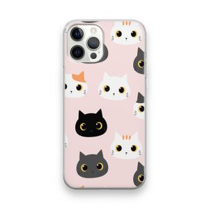 Katten: iPhone 12 Pro Transparant Hoesje