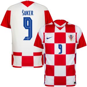 Kroatië Shirt Thuis 2020-2021 + Šuker 9
