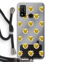 Leeuwenkoppen: Huawei P Smart (2020) Transparant Hoesje met koord