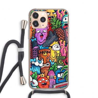 Vexx Mixtape: iPhone 11 Pro Transparant Hoesje met koord