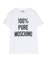 Moschino Kids t-shirt en coton à logo imprimé - Blanc - thumbnail