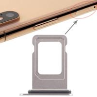 Dubbele SIM-kaarthouder voor iPhone XS Max (dubbele SIM-kaart) (wit)