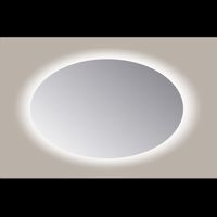 Spiegel Ovaal Sanicare Q-Mirrors 60x80 cm PP Geslepen LED Warm White Met Sensor - thumbnail