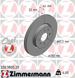 Remschijf Coat Z 320380520