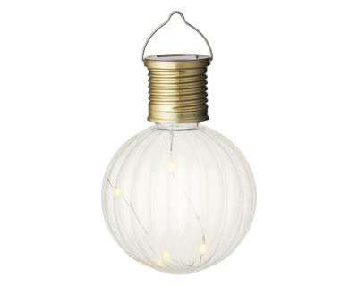 Led solar bol d8h11cm4l warm wit a4 1 - Decoris
