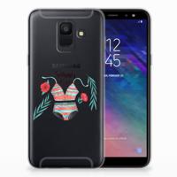 Samsung Galaxy A6 (2018) Telefoonhoesje met Naam Boho Summer Samsung Galaxy A6 (2018) Telefoonhoesje met Naam Boho Summer
