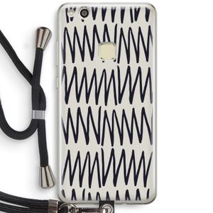 Marrakech Zigzag: Huawei Ascend P10 Lite Transparant Hoesje met koord