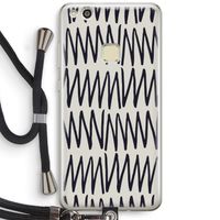 Marrakech Zigzag: Huawei Ascend P10 Lite Transparant Hoesje met koord