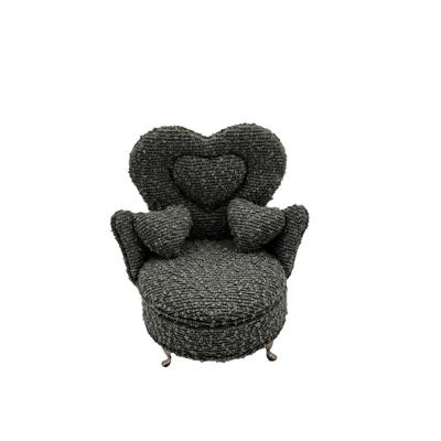 Doos-Juwelenkistje Versa Grijs Polyester Metaal Spiegel Hout MDF 12 x 19 x 18 cm Leunstoel