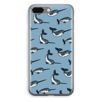 Narwhal: iPhone 8 Plus Transparant Hoesje