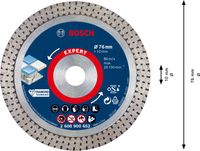 Bosch 2 608 900 652 slijp-& schuurbenodigdheid voor rotatiegereedschap Tile, Keramisch, Steen Doorslijpschijf - thumbnail