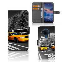 Nokia 5.4 Flip Cover New York Taxi - thumbnail