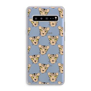 Tijger: Samsung Galaxy S10 5G Transparant Hoesje