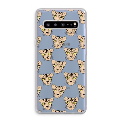 Tijger: Samsung Galaxy S10 5G Transparant Hoesje