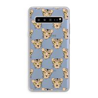Tijger: Samsung Galaxy S10 5G Transparant Hoesje