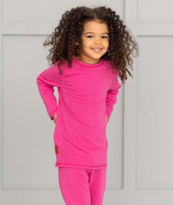 Thermal French Terry Sweatshirt Fuchsia