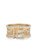 Balmain bague Labyrinth en or 18ct pavée de diamants - thumbnail