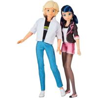 Set van 2 poppen - BANDAI - Miraculous - P50377 - Marinette & Adrien - 26 cm