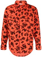 ERL chemise Pilled Work à imprimé camouflage - Orange - thumbnail