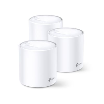 TP-LinkDeco X20 AX1800 dual-band WiFi 6 Mesh Systeem (3-pack) Mesh router Wit