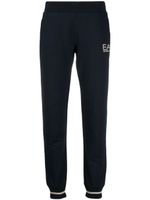 Ea7 Emporio Armani pantalon de jogging fuselé à logo - Bleu - thumbnail