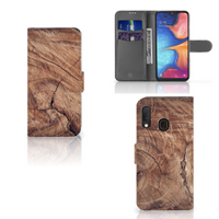 Samsung Galaxy A20e Book Style Case Tree Trunk