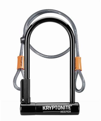 Kryptonite beugelslot keeper 12 standard met kabel