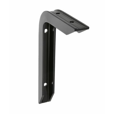AMIG Plankdrager/planksteun van aluminium - gelakt zwart - H200 x B150 mm - heavy support