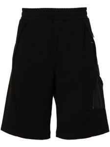 C.P. Company short de sport en jersey à logo imprimé - Noir