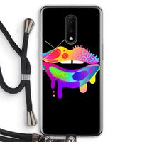 Lip Palette: OnePlus 7 Transparant Hoesje met koord Lip Palette: OnePlus 7 Transparant Hoesje met koord