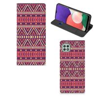 Samsung Galaxy A22 5G | Hoesje met Magneet | Aztec Paars