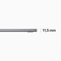 Apple MacBook Air Laptop 38,9 cm (15.3") Apple M M2 8 GB 256 GB SSD Wi-Fi 6 (802.11ax) macOS Ventura Grijs - thumbnail