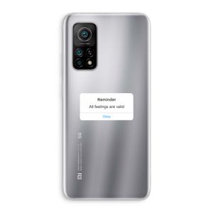 Reminder: Xiaomi Mi 10T 5G Transparant Hoesje