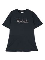 Woolrich Kids t-shirt à logo brodé - Bleu Woolrich Kids t-shirt à logo brodé - Bleu