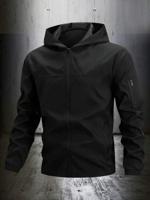 Bon&Bon Manfinity Homme Men's Blue Zippered Hoodie Jacket - Regular Fit Black1 / S